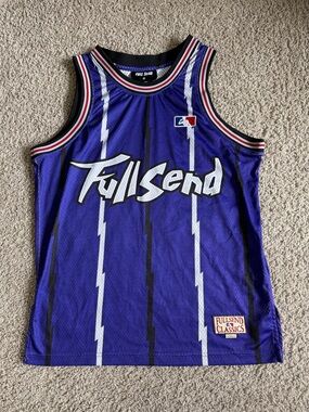 Full Send Classic Basketball Tank Top Basketball Jersey